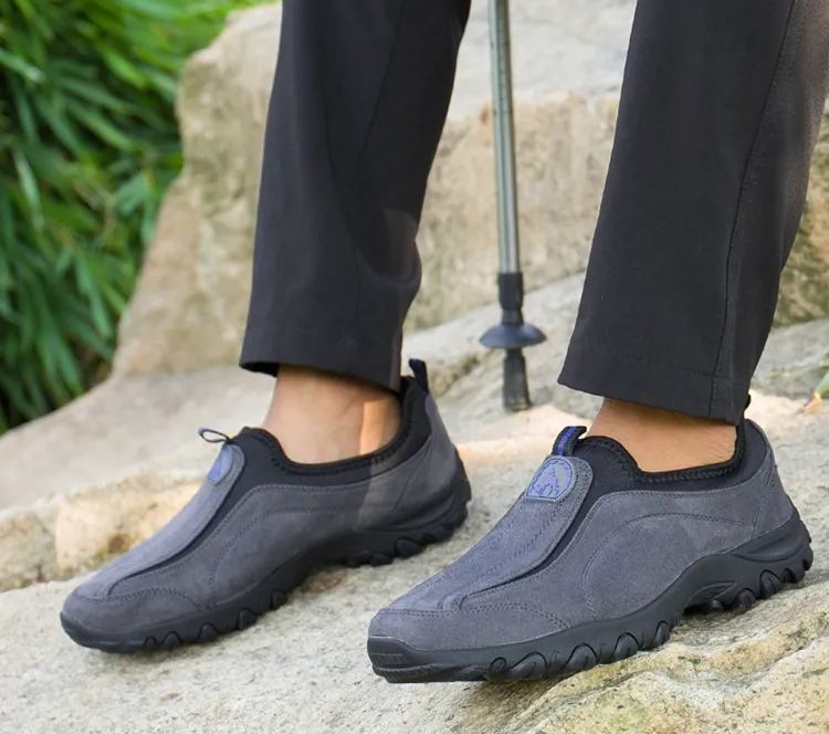 🔥POSLEDNÍ DEN 70% SLEVA🔥Pánské kožené pohodlné venkovní volnočasové turistické boty
