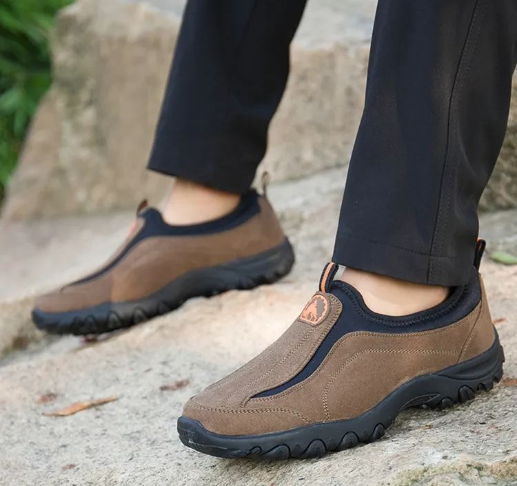 🔥POSLEDNÍ DEN 70% SLEVA🔥Pánské kožené pohodlné venkovní volnočasové turistické boty