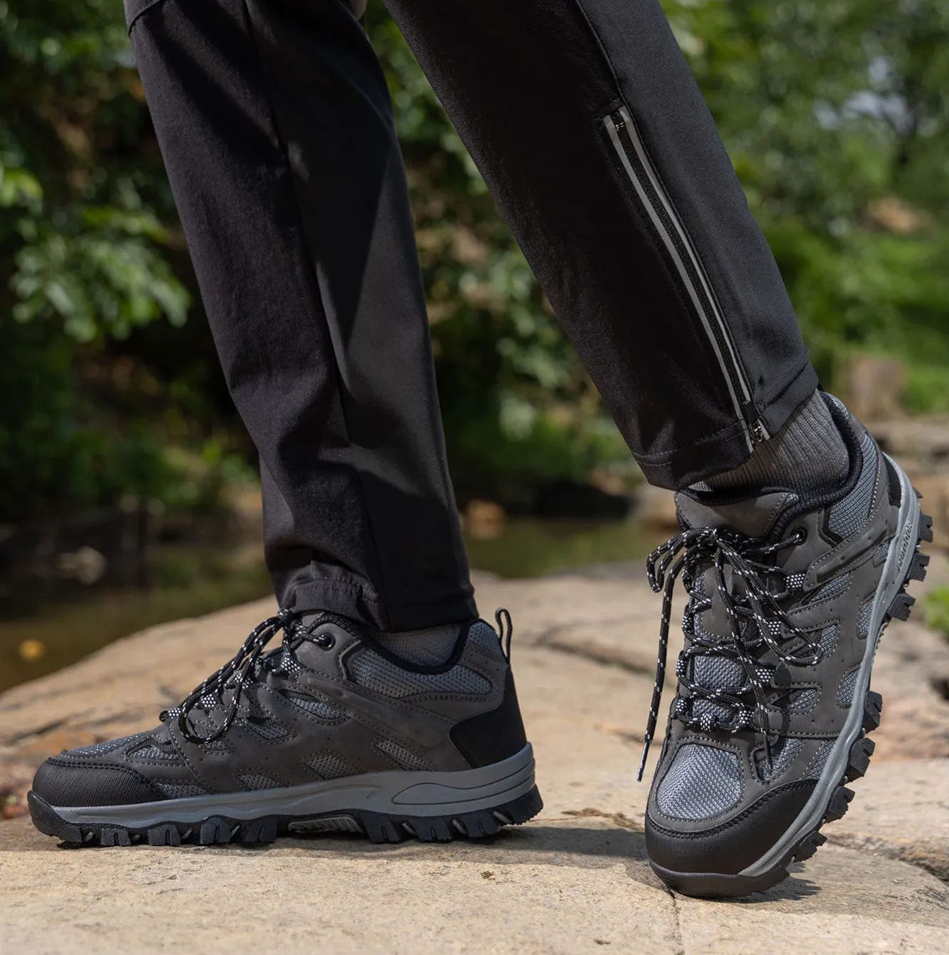 ⏰Clearance Sale - 60% OFF🛒 Men's Lace-Up Outdoor Hiking Shoes – Breathable Waterproof Design, Durable Grip & Arch Support, Perfect for Daily and Outdoor Wear