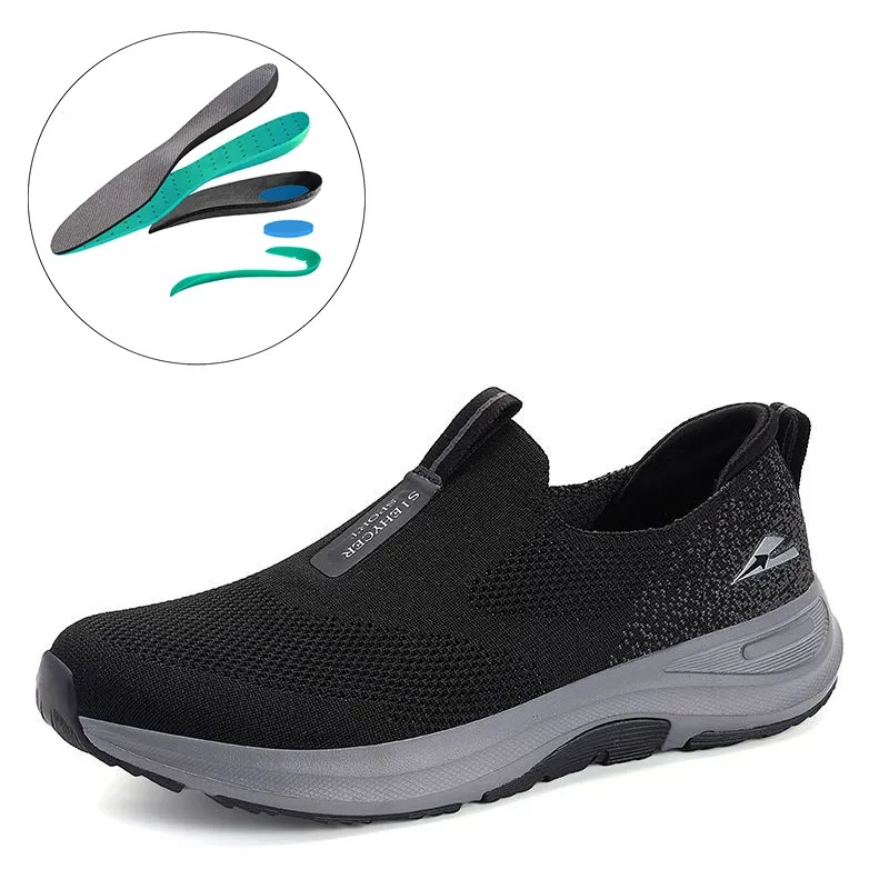 🔥POSLEDNÍ DEN 70% SLEVA🔥Pánské každodenní prodyšné tlumící ortopedické tenisky na slip-on