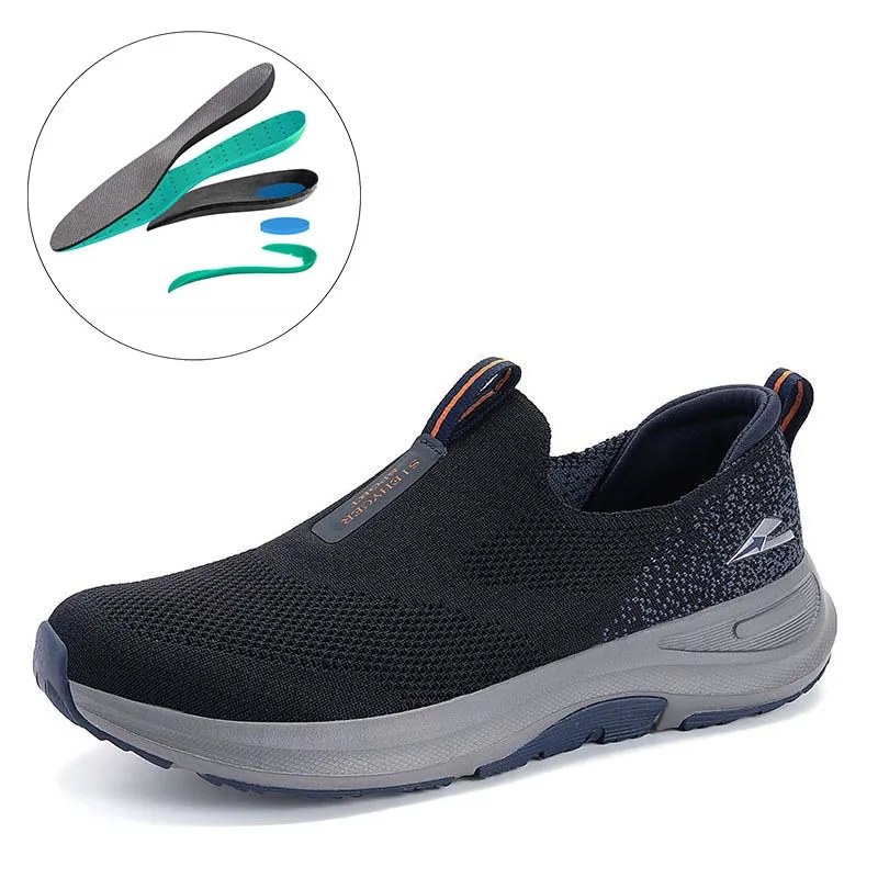 🔥POSLEDNÍ DEN 70% SLEVA🔥Pánské každodenní prodyšné tlumící ortopedické tenisky na slip-on
