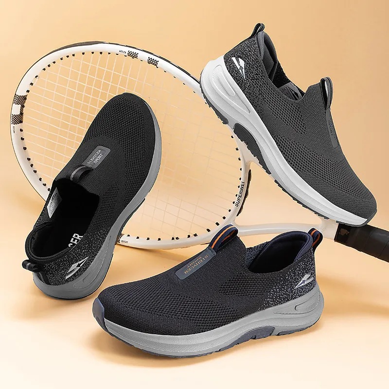 🔥POSLEDNÍ DEN 70% SLEVA🔥Pánské každodenní prodyšné tlumící ortopedické tenisky na slip-on
