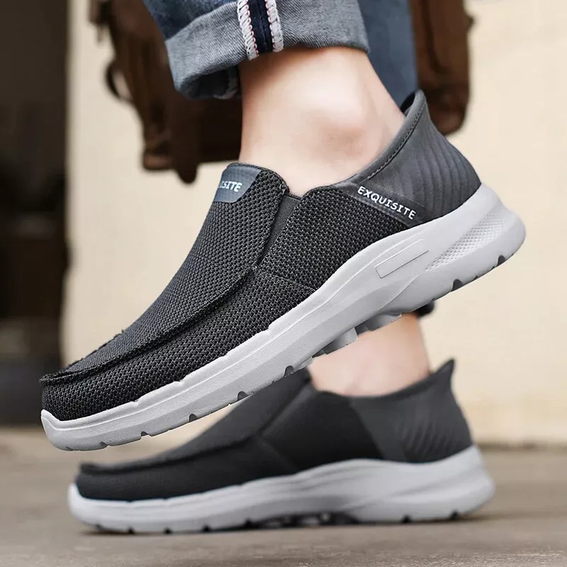 🔥POSLEDNÍ DEN 60% SLEVA🔥Pánské slip-on loafers s arch support, EVA lodní boty, ortopedické walking shoes