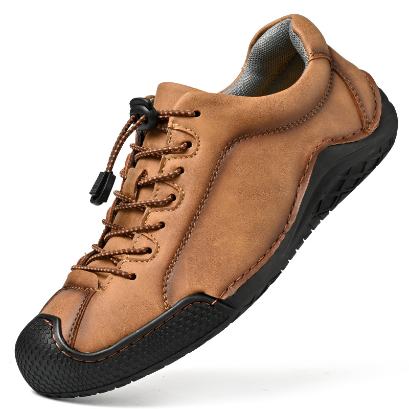 🔥Last day! 50% off!🔥 Men's comfortable, non-slip, corrective outdoor leather shoes
