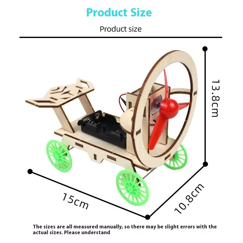 Electric Windmill - 3D Wooden Puzzle Kit by makenfun