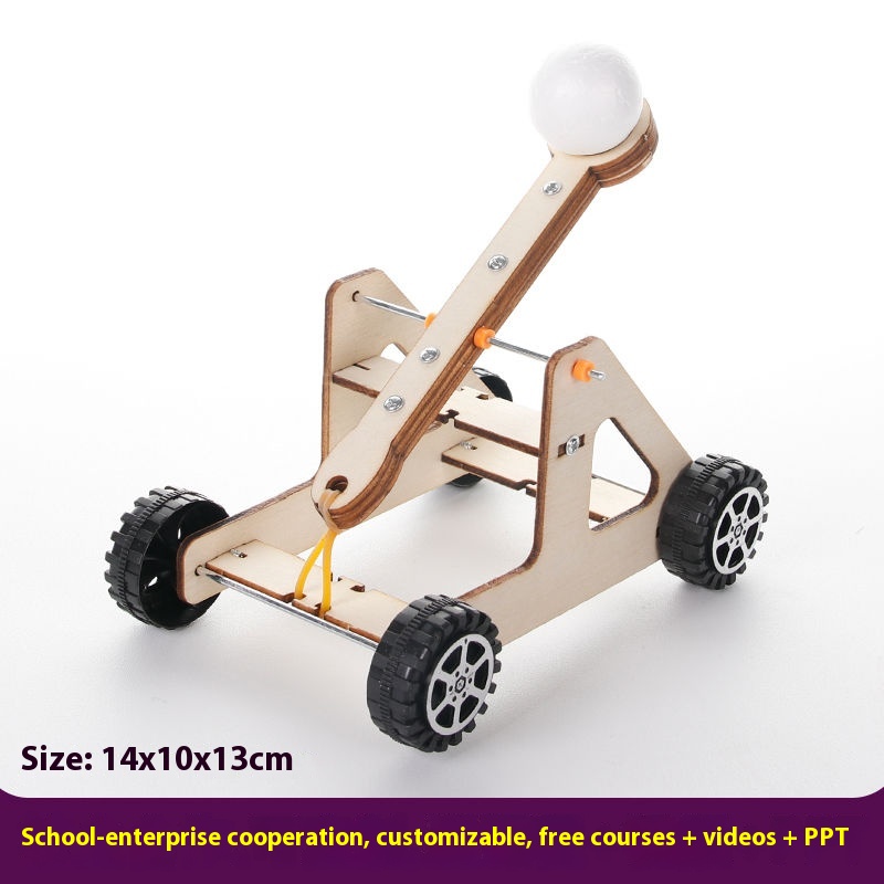 Catapult - 3D Wooden Puzzle Kit by makenfun