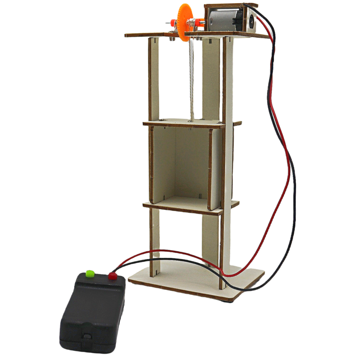 DIY Elevator Lift - 3D Wooden Puzzle Kit by makenfun