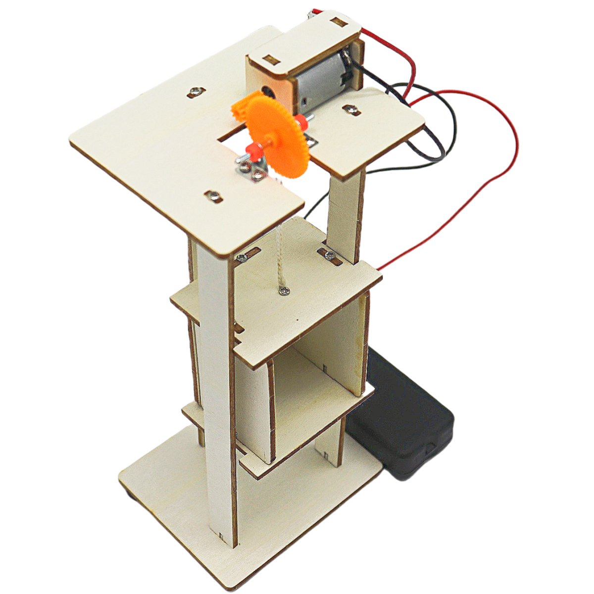 DIY Elevator Lift - 3D Wooden Puzzle Kit by makenfun