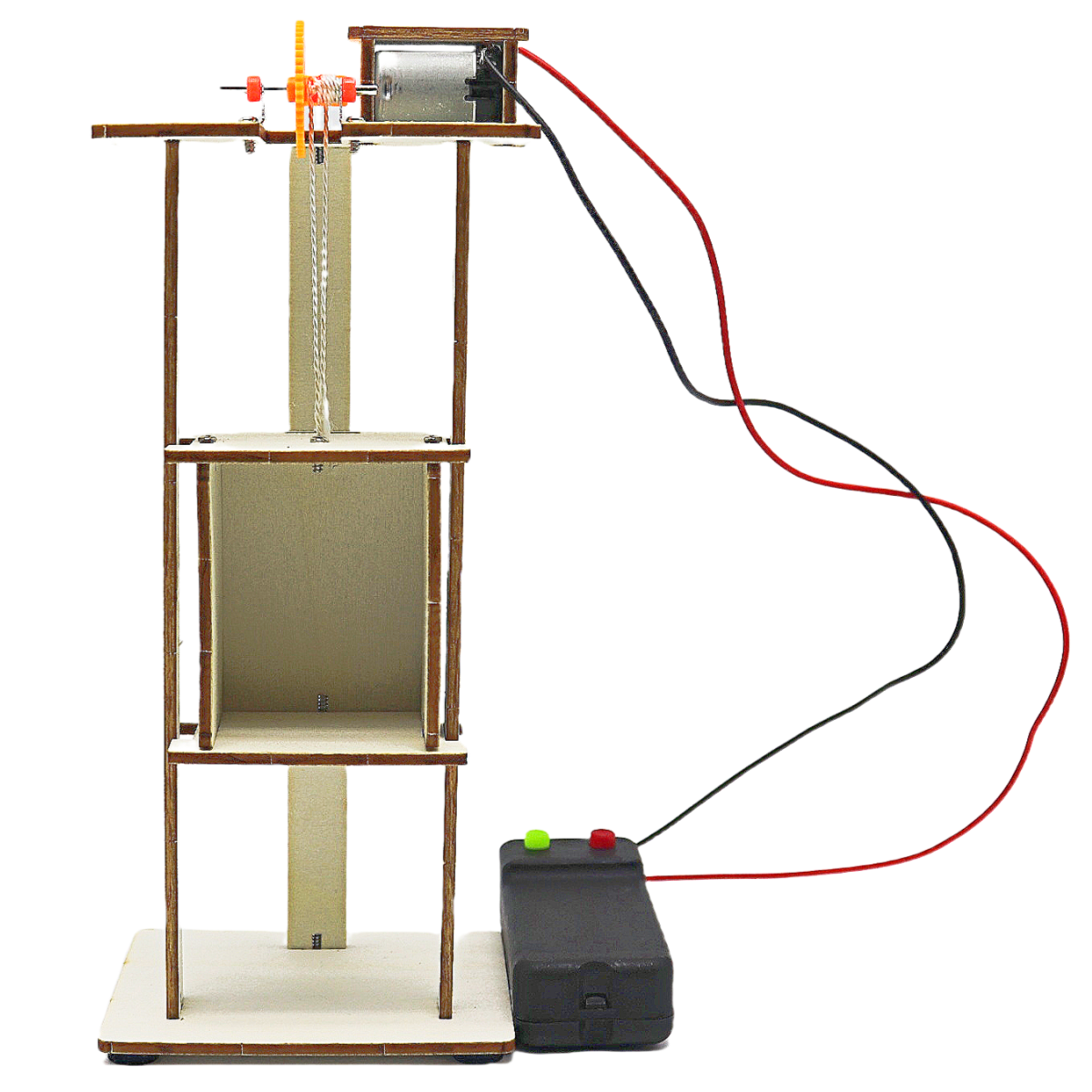 DIY Elevator Lift - 3D Wooden Puzzle Kit by makenfun