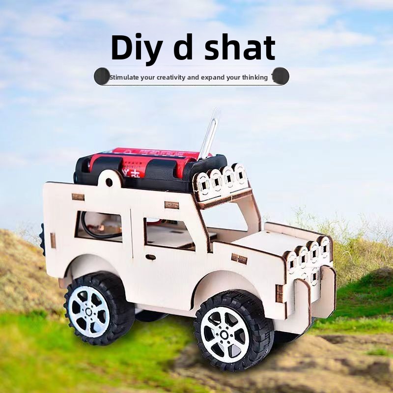 Jeep DIY - 3D Wooden Puzzle Kit by makenfun
