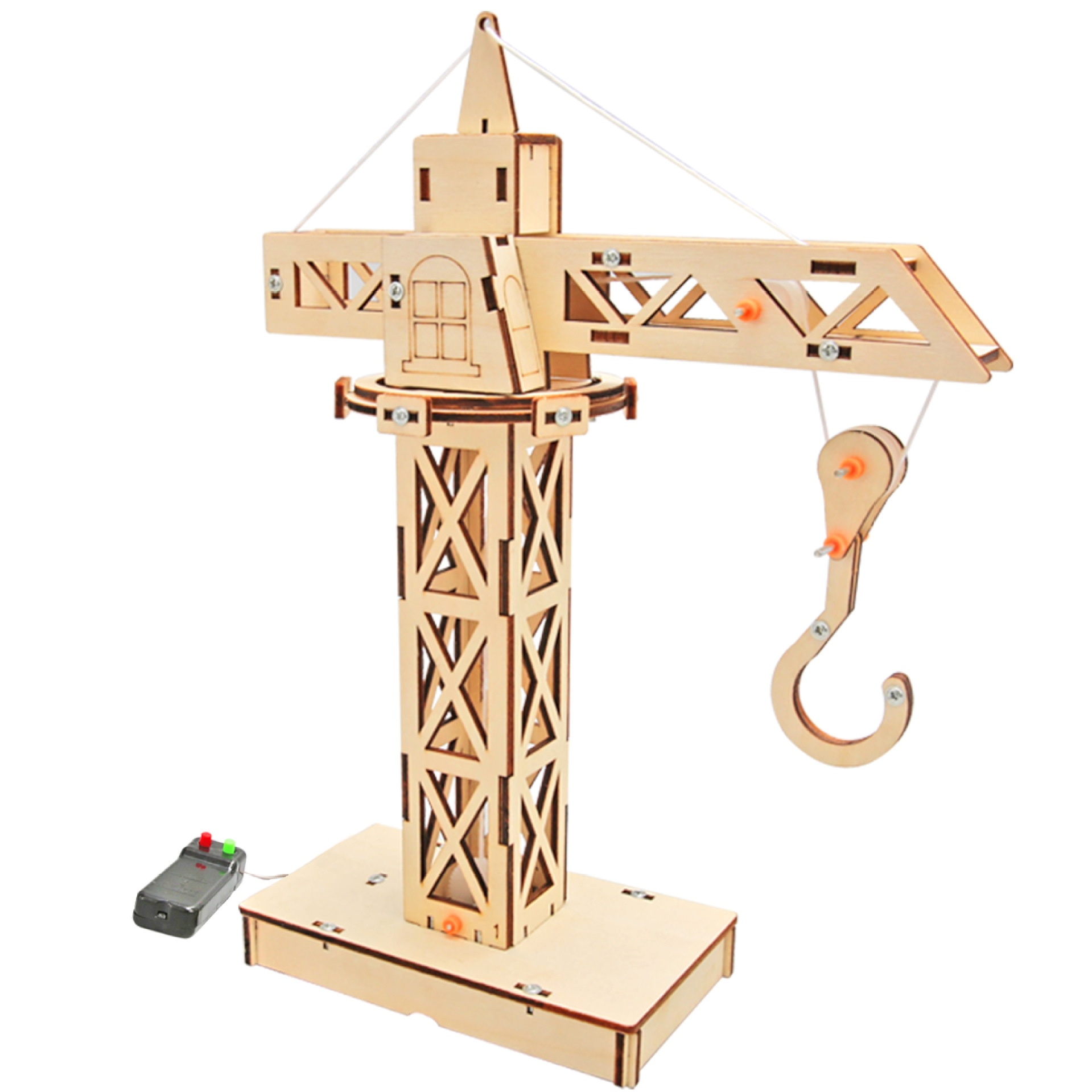 Crane - 3D Wooden Puzzle Kit by makenfun