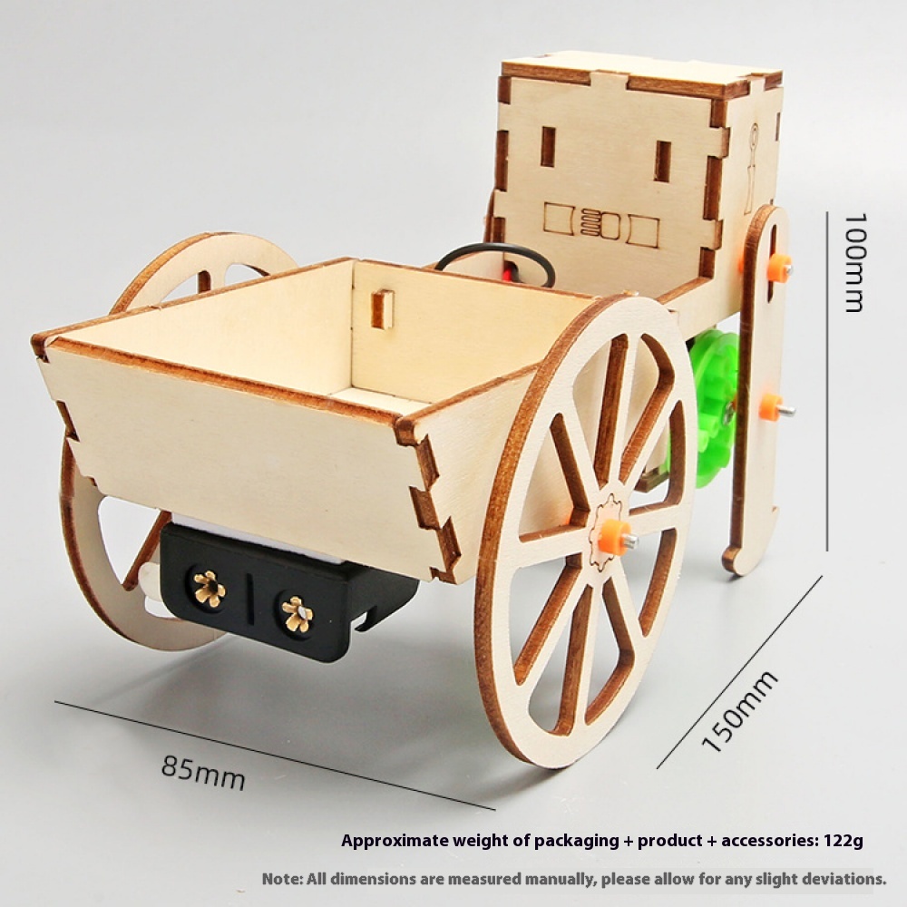 Robot Push-Pull Cart DIY - 3D Wooden Puzzle Kit by makenfun