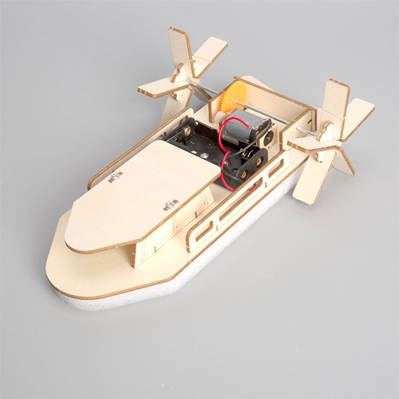 DIY HomemadeElectricPaddle - 3D Wooden Puzzle Kit by makenfun