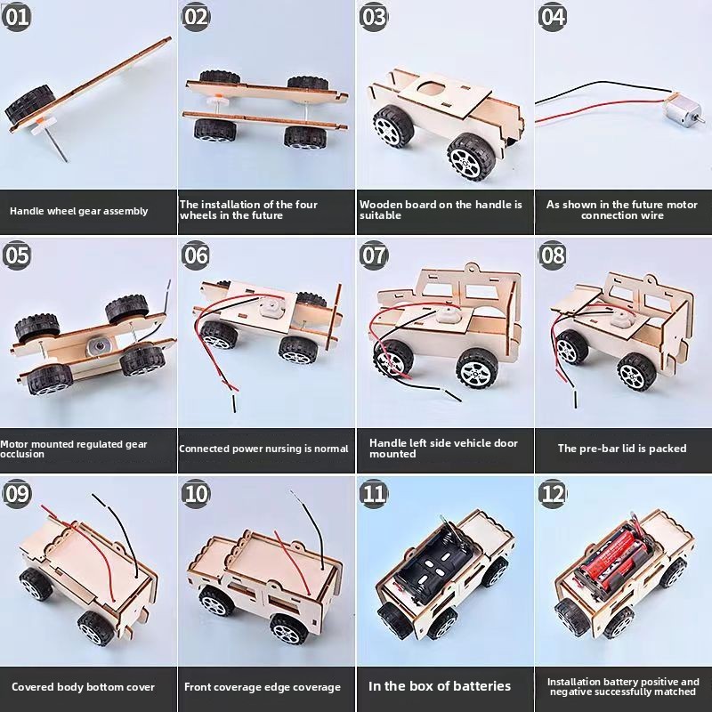 Jeep DIY - 3D Wooden Puzzle Kit by makenfun