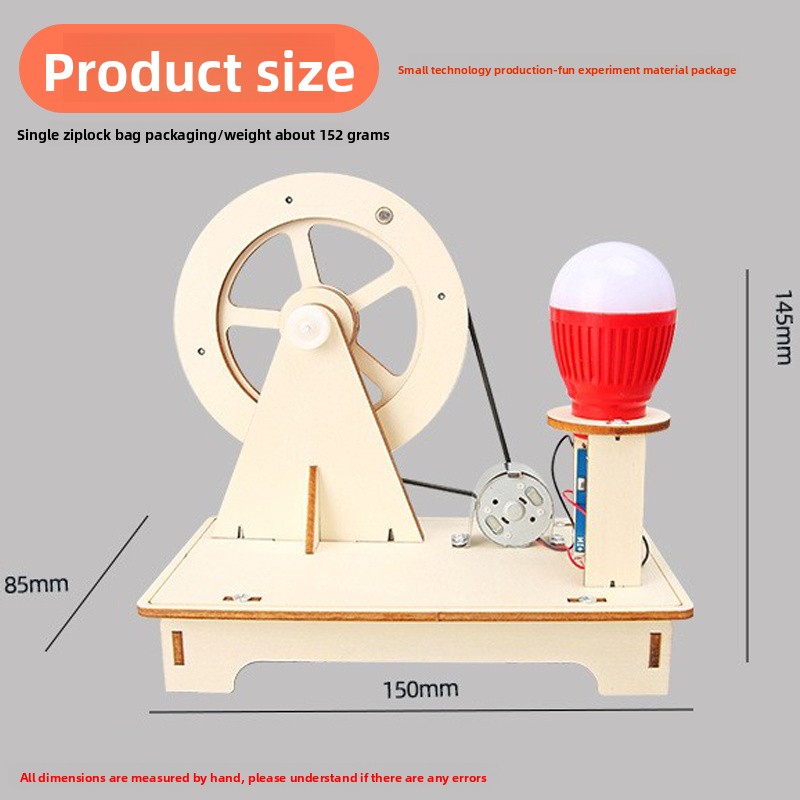 Portable power generator - 3D Wooden Puzzle Kit by makenfun