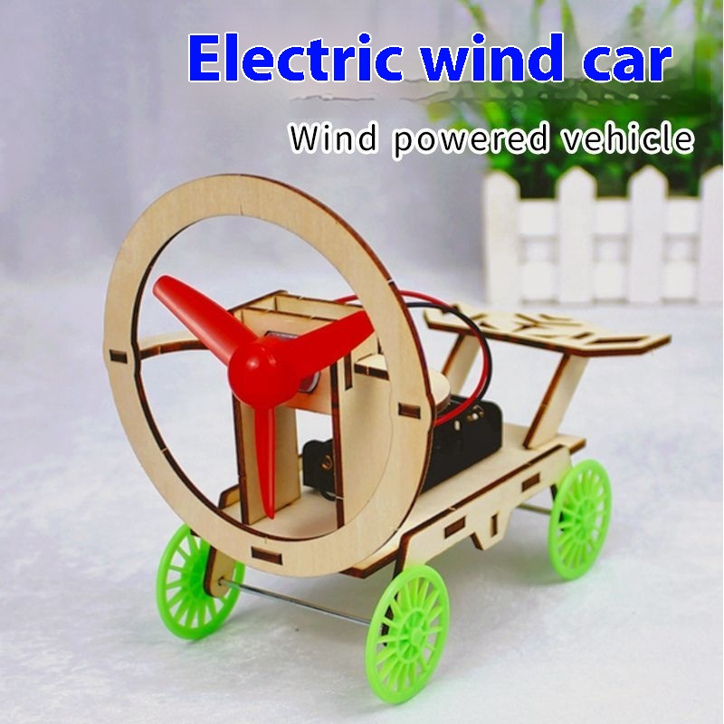 Electric Windmill - 3D Wooden Puzzle Kit by makenfun