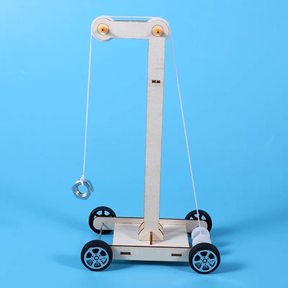 Gravity Potential Energy Car - 3D Wooden Puzzle Kit by makenfun