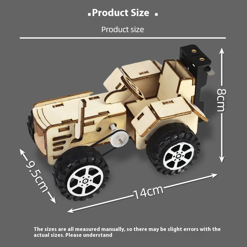 Tractor DIY - 3D Wooden Puzzle Kit by makenfun