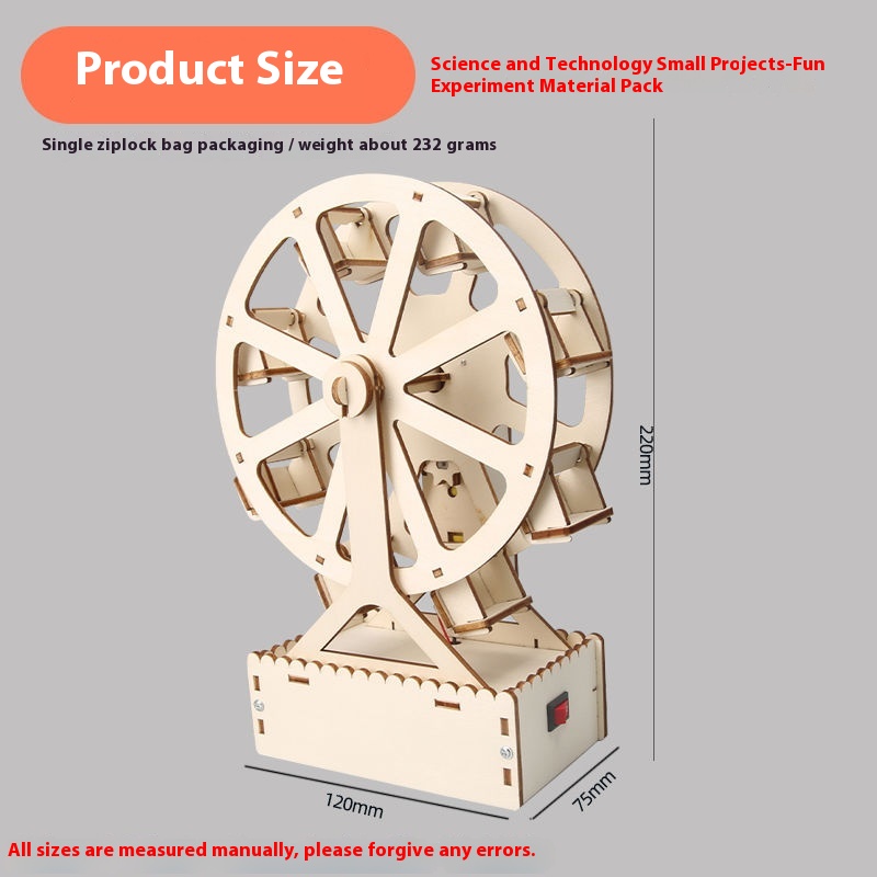DIY Ferris Wheel - 3D Wooden Puzzle Kit by makenfun