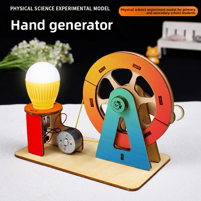 Portable power generator - 3D Wooden Puzzle Kit by makenfun