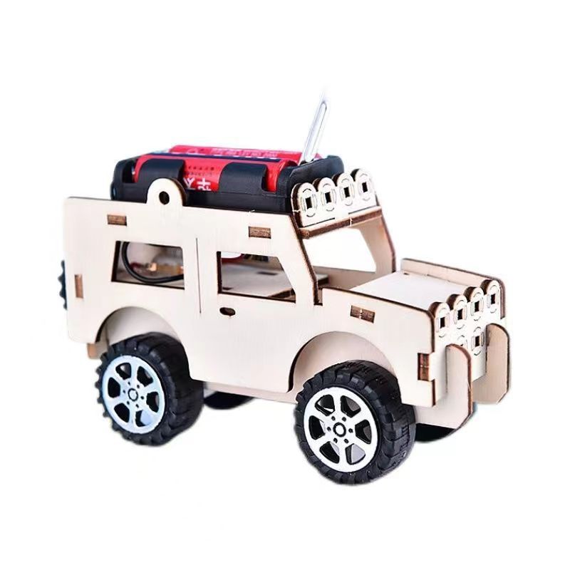 Jeep DIY - 3D Wooden Puzzle Kit by makenfun