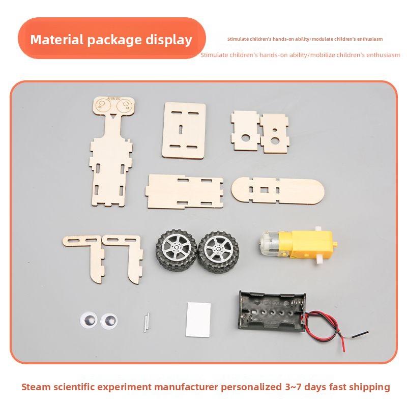 DIY Food Delivery Robot - 3D Wooden Puzzle Kit by makenfun