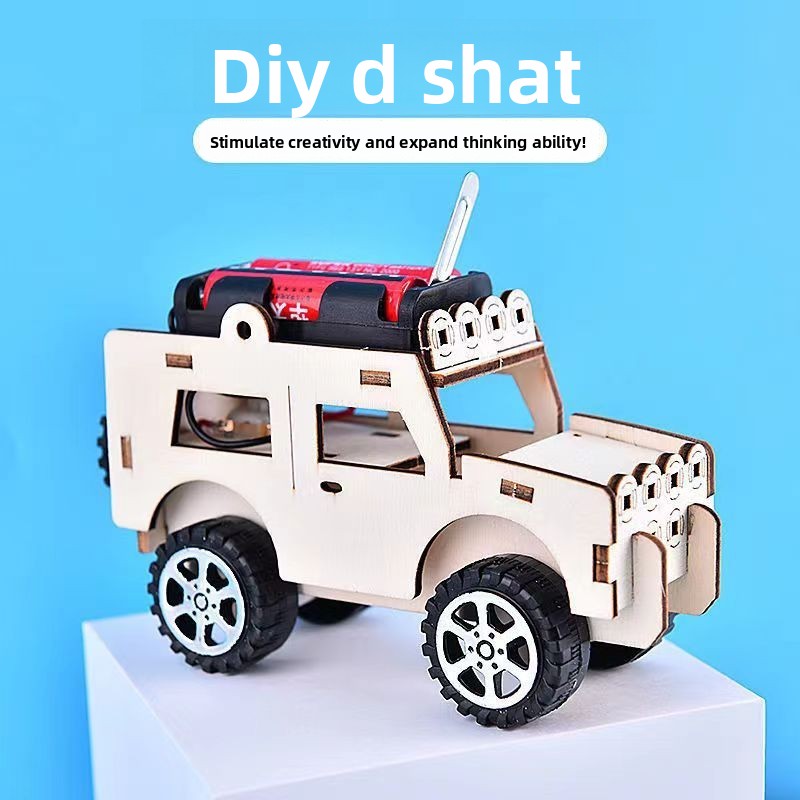 Jeep DIY - 3D Wooden Puzzle Kit by makenfun