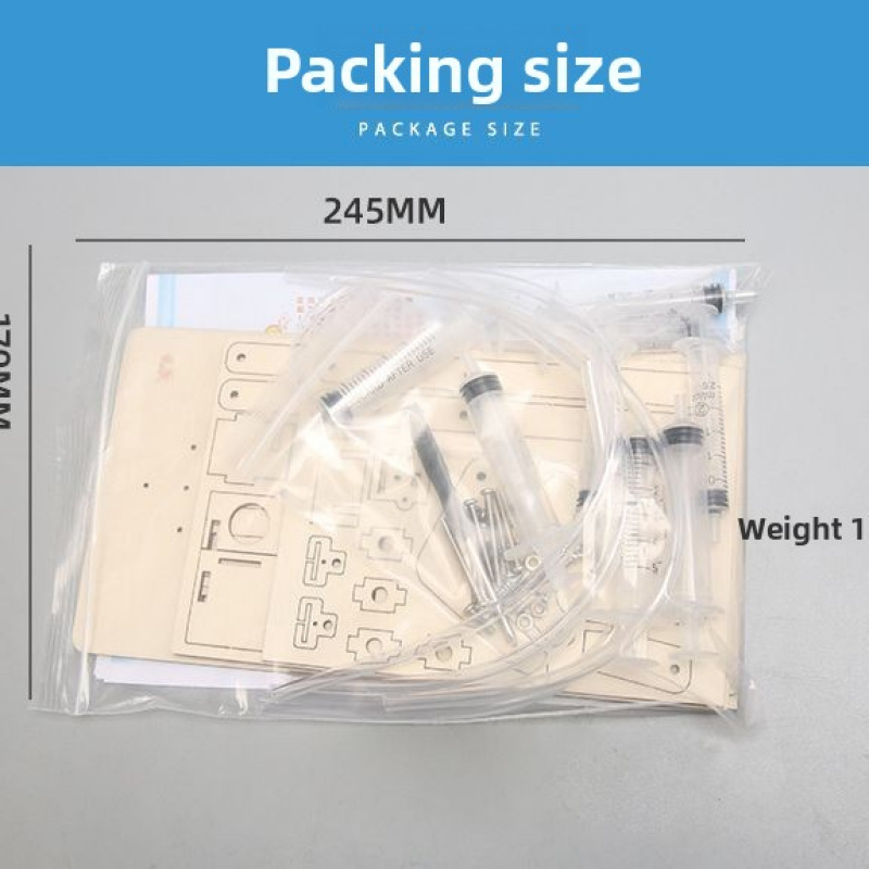 Hydraulic Mechanical Arm DIY - 3D Wooden Puzzle Kit by makenfun