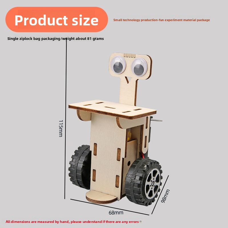 DIY Food Delivery Robot - 3D Wooden Puzzle Kit by makenfun