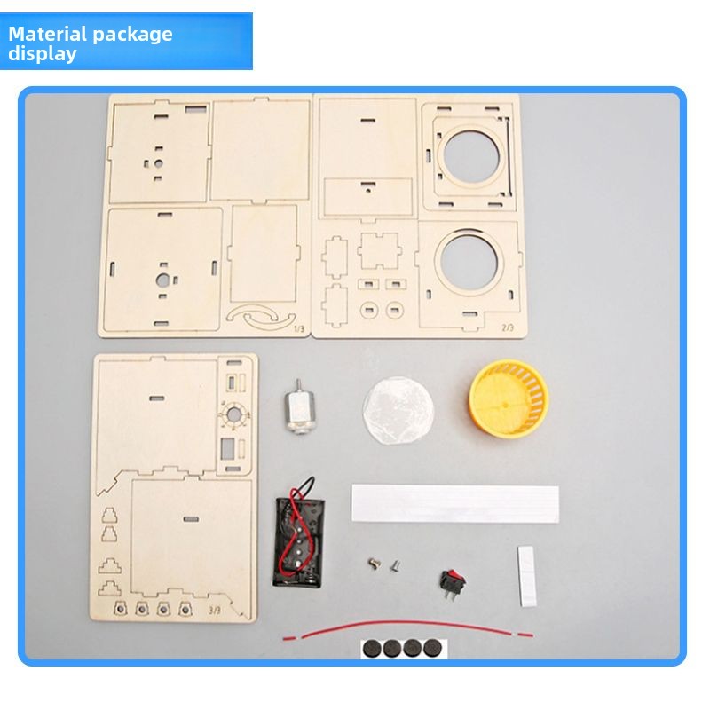 Washing Machine Drum DIY - 3D Wooden Puzzle Kit by makenfun