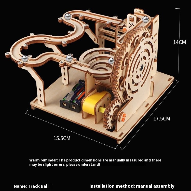 DIY Track Ball - 3D Wooden Puzzle Kit by makenfun