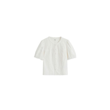 Summer women's new romantic short-sleeved temperament shirt