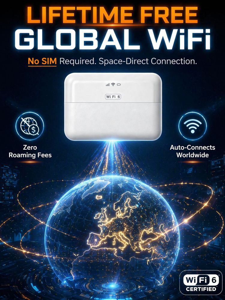 One-Time Purchase for Lifetime Free Global 5G+ Internet 90-Day Risk-Free Trial: 100% Satisfaction 🛡️No SIM, No Contract, No Hidden Costs