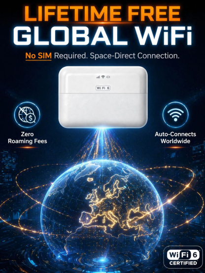 One-Time Purchase for Lifetime Free Global 5G+ Internet 90-Day Risk-Free Trial: 100% Satisfaction 🛡️No SIM, No Contract, No Hidden Costs