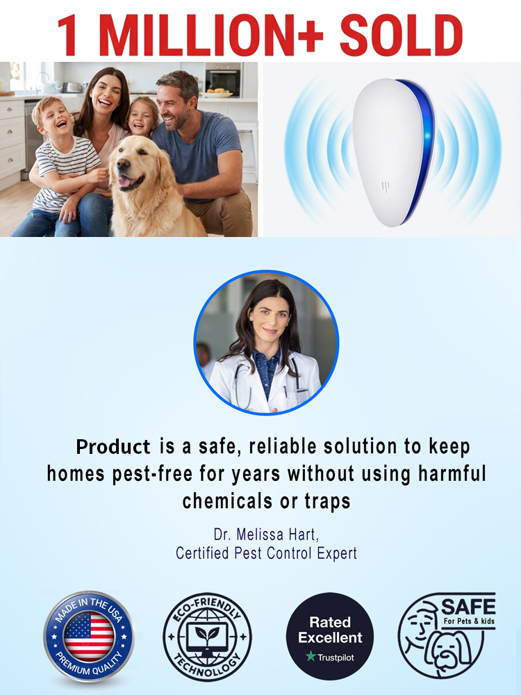 Ultrasonic rodent repeller