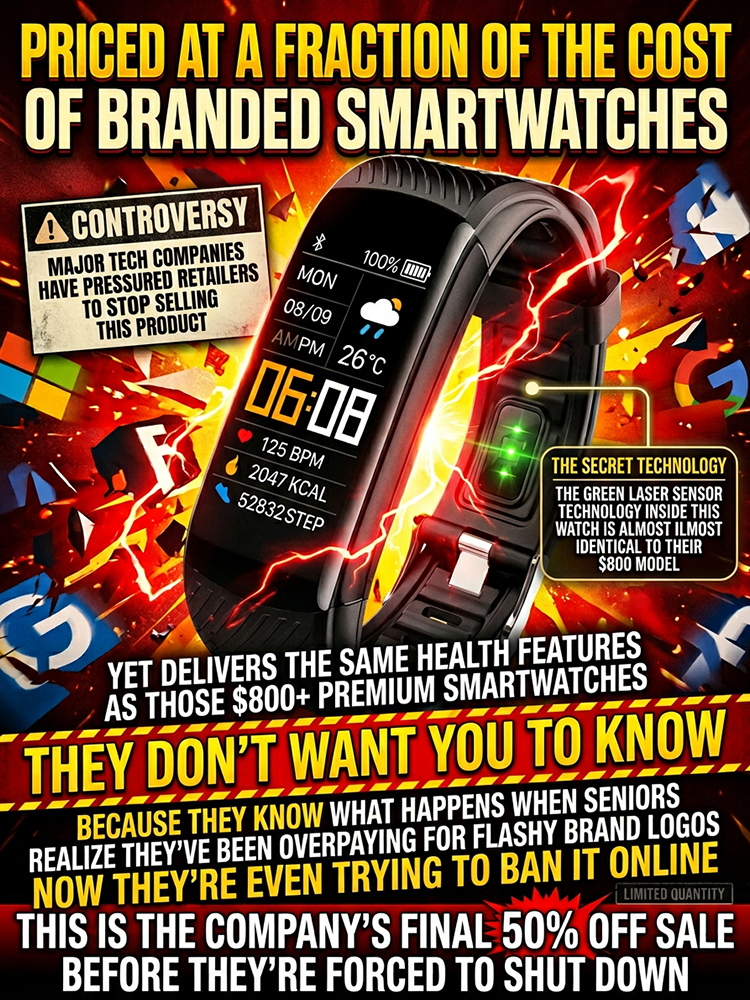 Smart Blood Pressure & Oxygen Bracelet