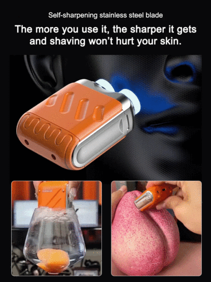 New mini electric shaver, portable with long battery life, men's household rechargeable dual-head ra