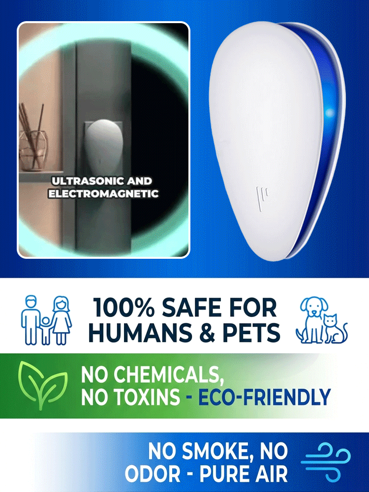 Ultrasonic rodent repeller