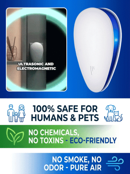 Ultrasonic rodent repeller