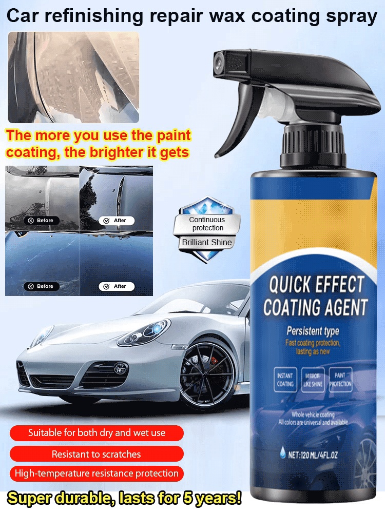 Car renovation, repair, waxing and coating spray