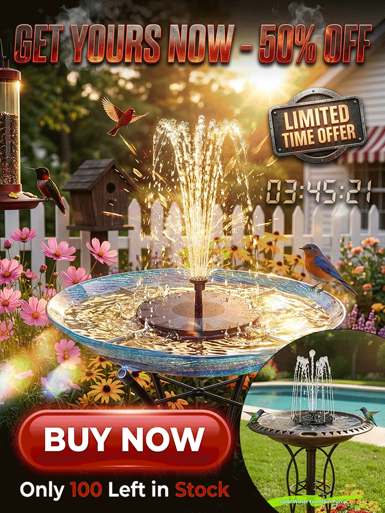 Solar Garden Fountain Pump Device