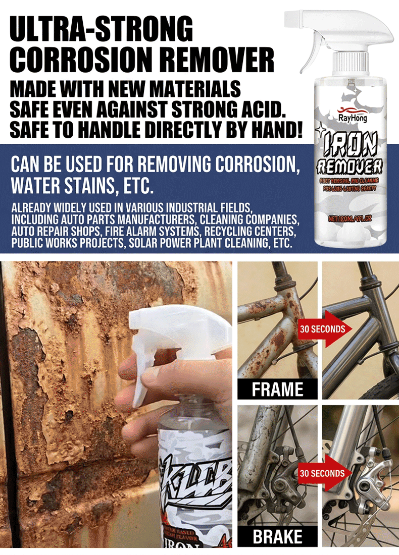 🔧 【Instant Renewal】Multi-Function Rust Remover Spray