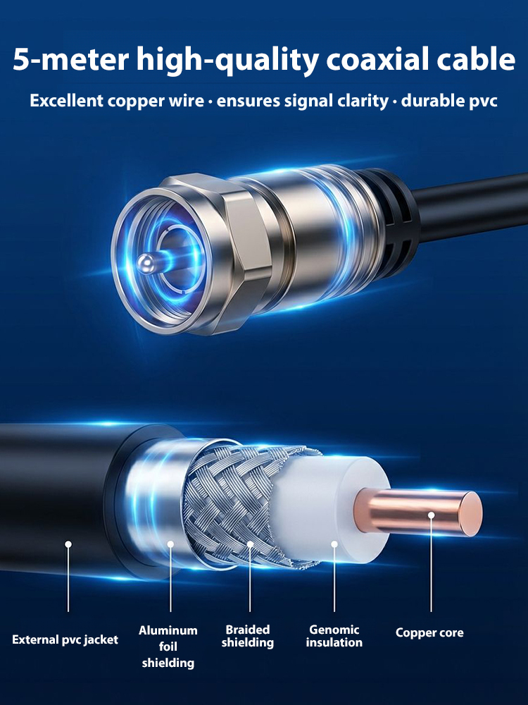 2026 High Gain Standing Suction Cup Digital TV Antenna