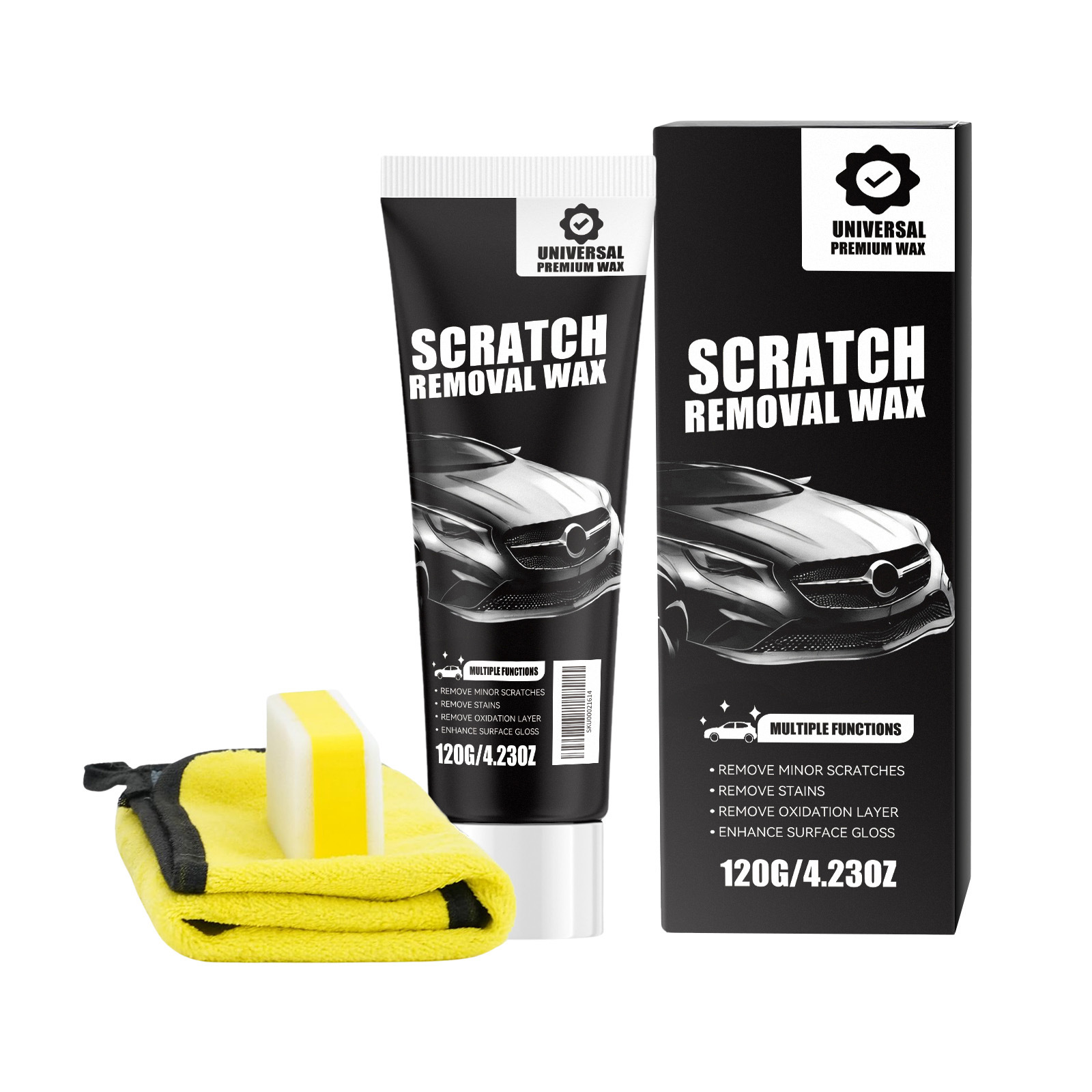🚗Scratch Eraser: Deep Repair Wax for Car Paint Scratches