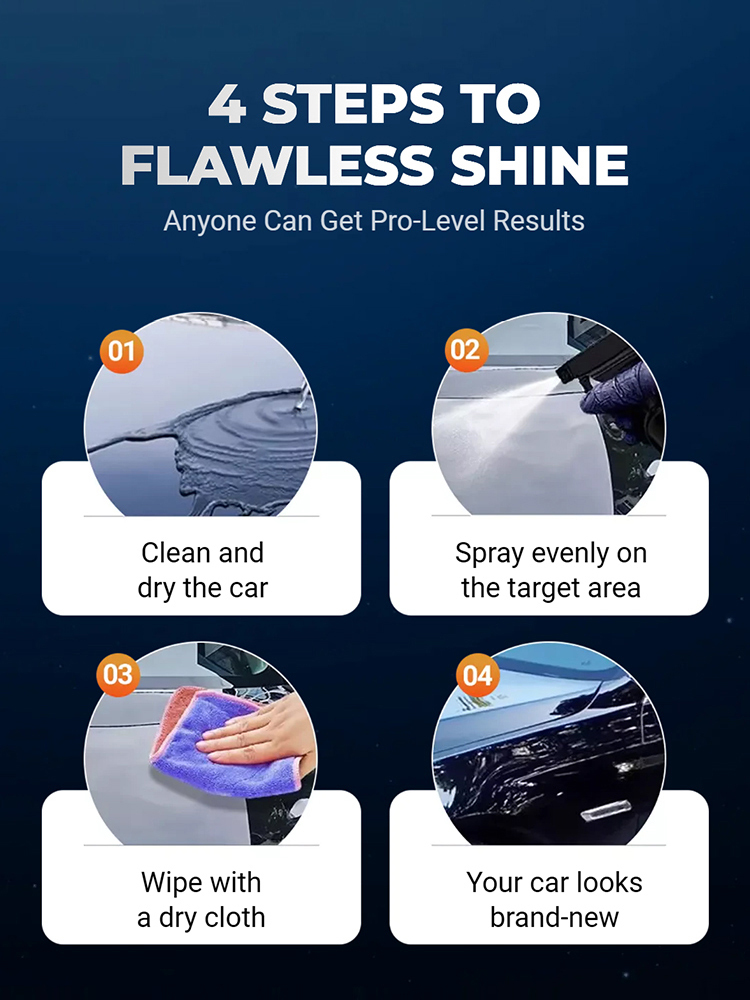 Car renovation, repair, waxing and coating spray