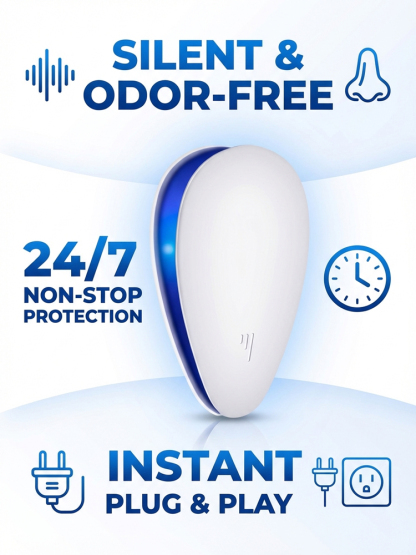 Ultrasonic rodent repeller