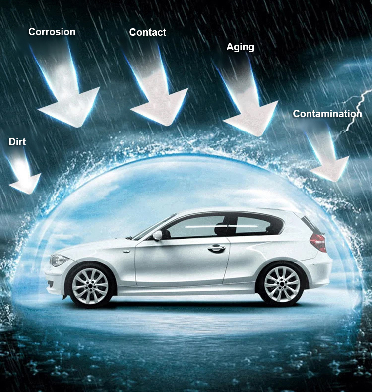 Car surface repair artifact