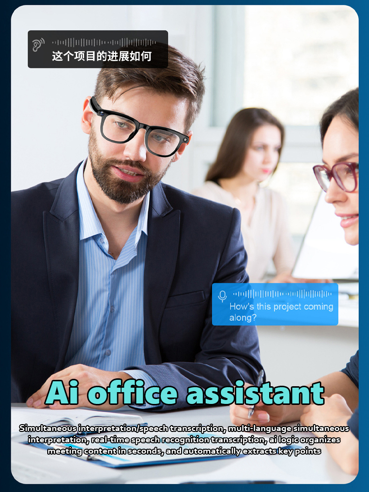 AI smart glasses with camera