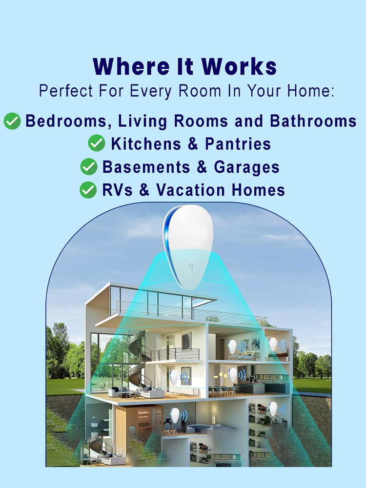 Ultrasonic rodent repeller