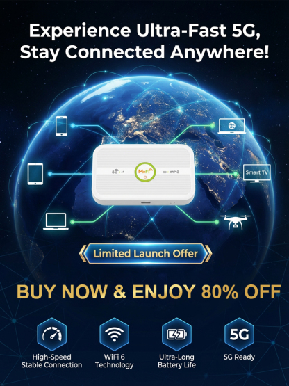 🌍One-Time Purchase for Lifetime Free Global 4K Internet — No SIM, No Monthly Fees, No Signal Dead Zones!🚀